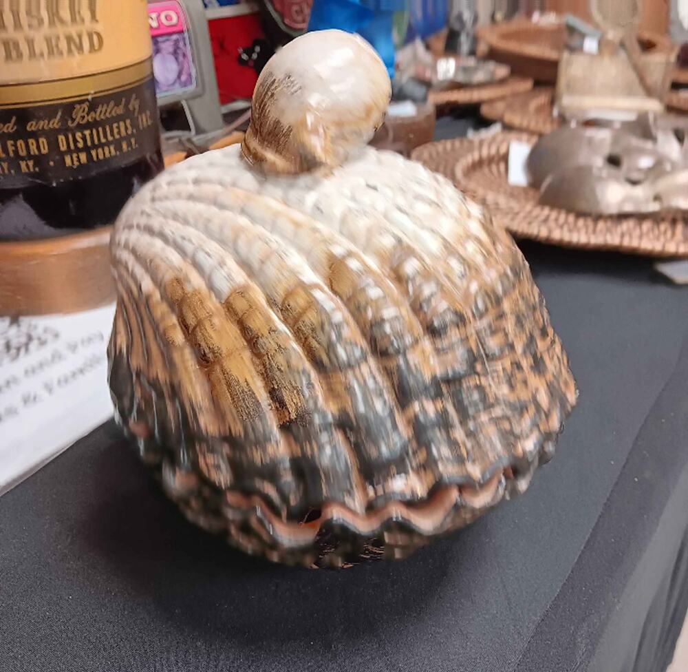Ethan Allen Sea Shell Trinket Soap Dish Ceramic Made In Italy Ornate